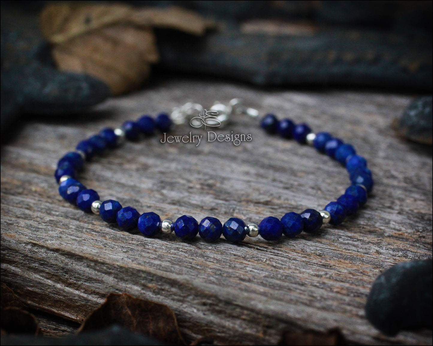 Dainty Gemstone Beaded Bracelet - LE Jewelry Designs