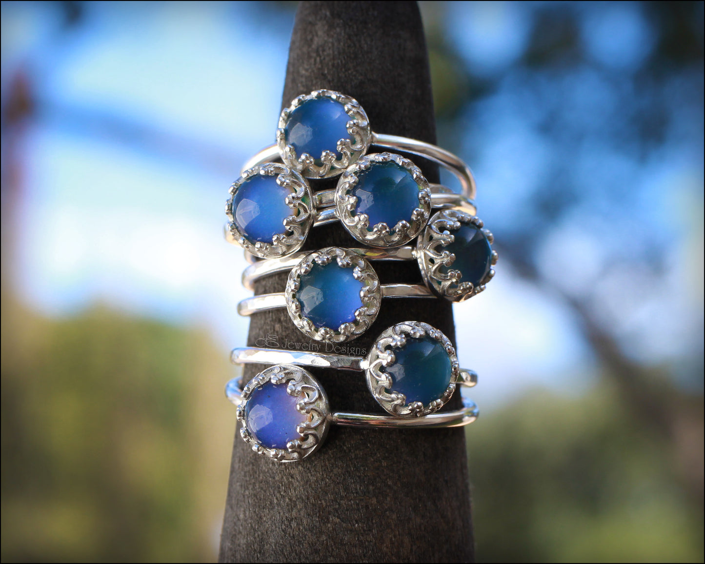 Dainty Sterling Silver Mood Ring (color changing) - LE Jewelry Designs
