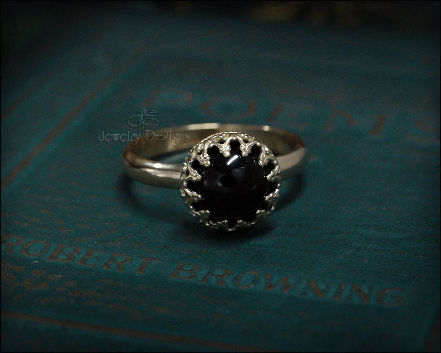 Size 6 - Gold-Filled Onyx Ring - LE Jewelry Designs