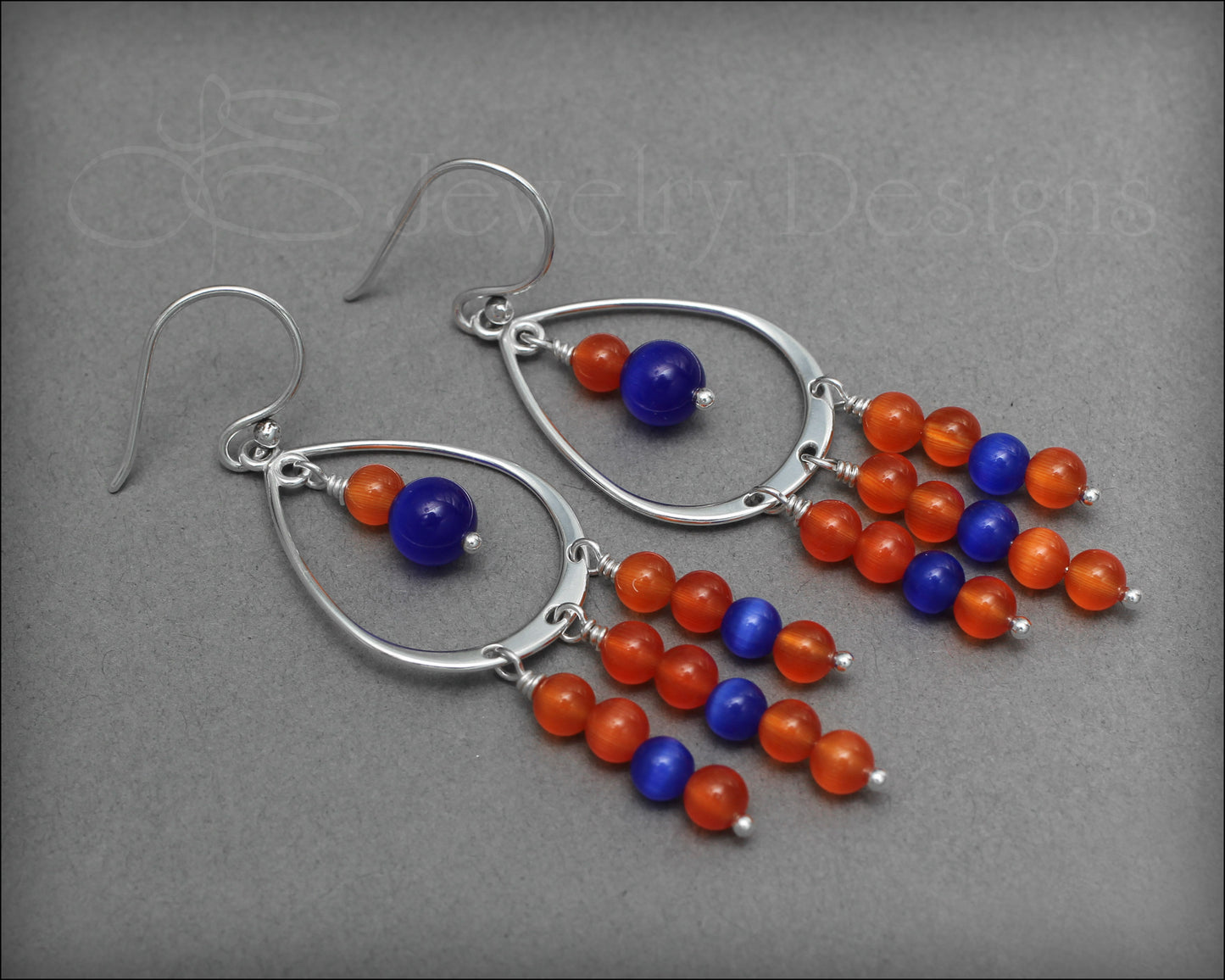 Sterling Silver Astros Chandelier Earrings - LE Jewelry Designs