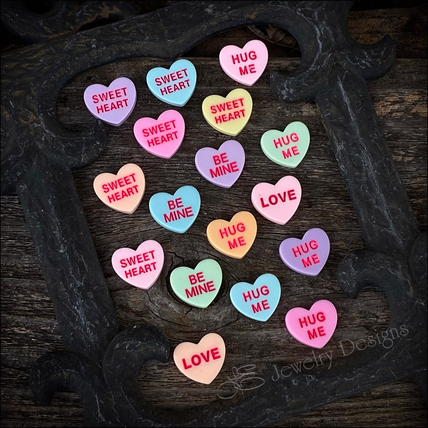 Sterling Candy Heart Necklace - LE Jewelry Designs