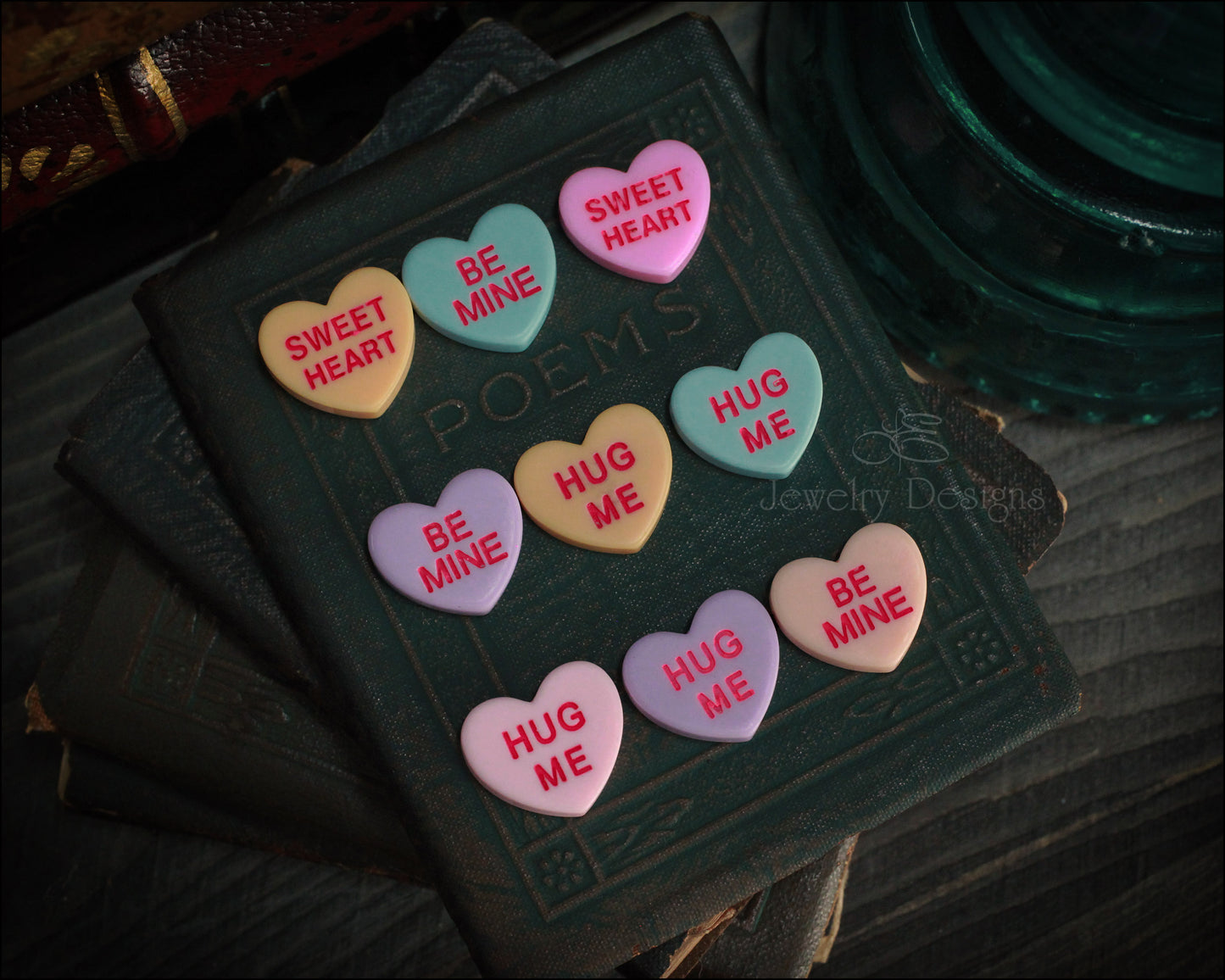 Sterling Candy Heart Necklace - LE Jewelry Designs