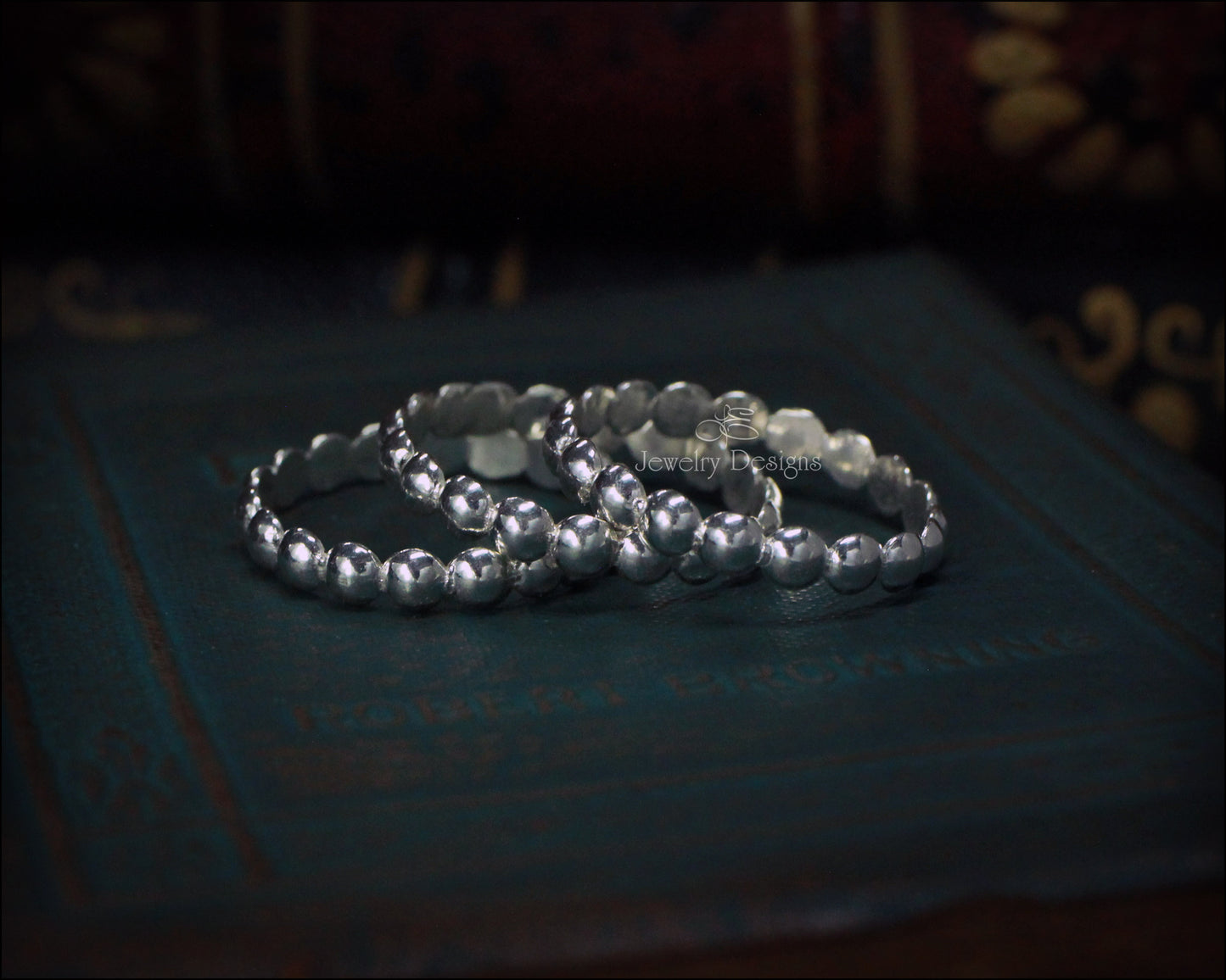 Sterling Silver Beaded Ring - LE Jewelry Designs
