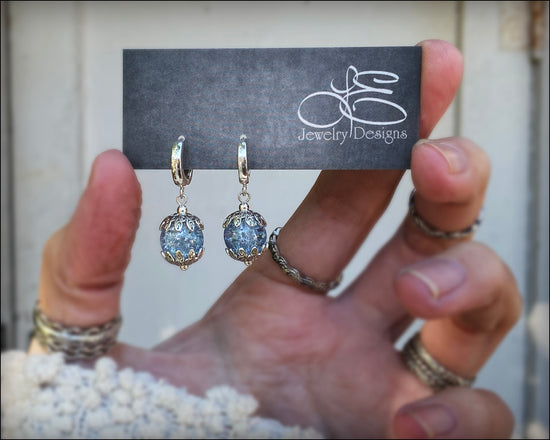 Icy Sterling Snowdrop Earrings - LE Jewelry Designs