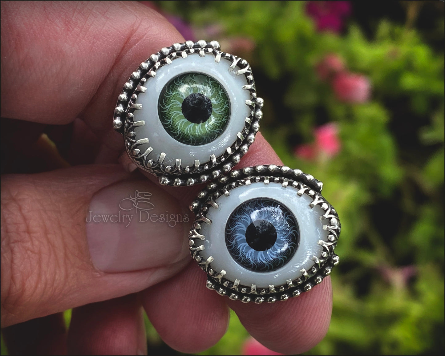 Sterling Doll Eye Ring - LE Jewelry Designs