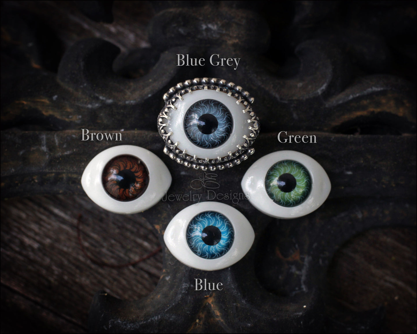 Sterling Doll Eye Ring - LE Jewelry Designs