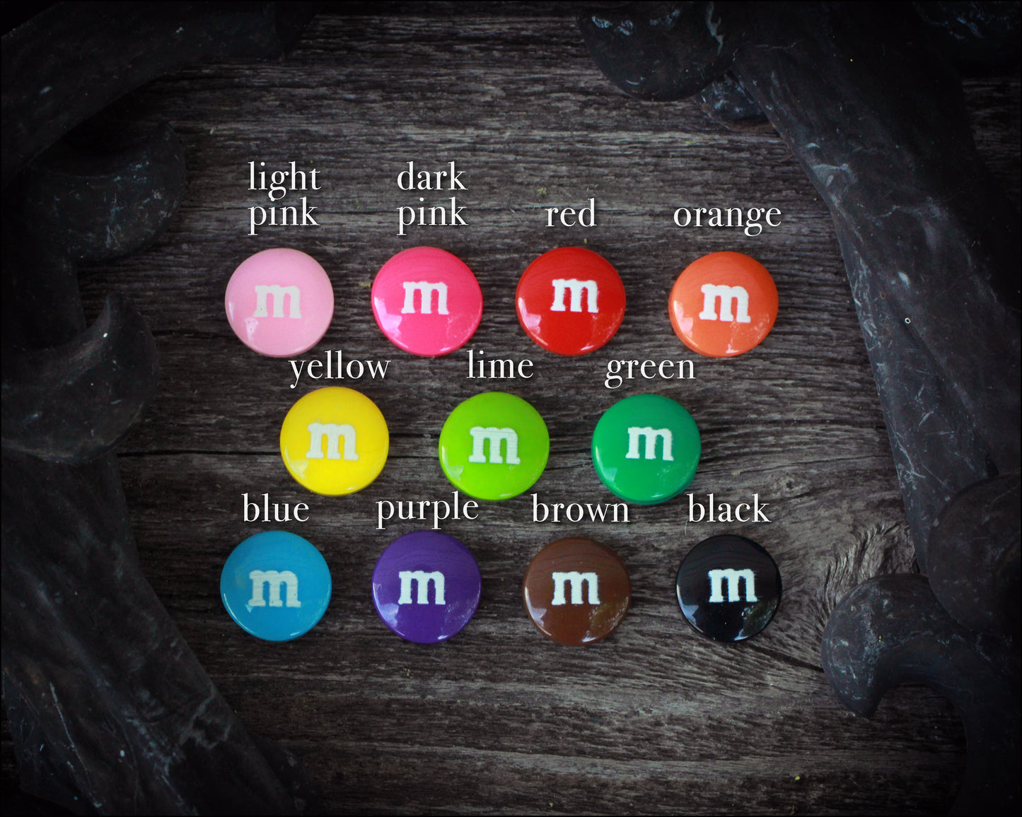 Sterling Candy 'M' Ring - LE Jewelry Designs