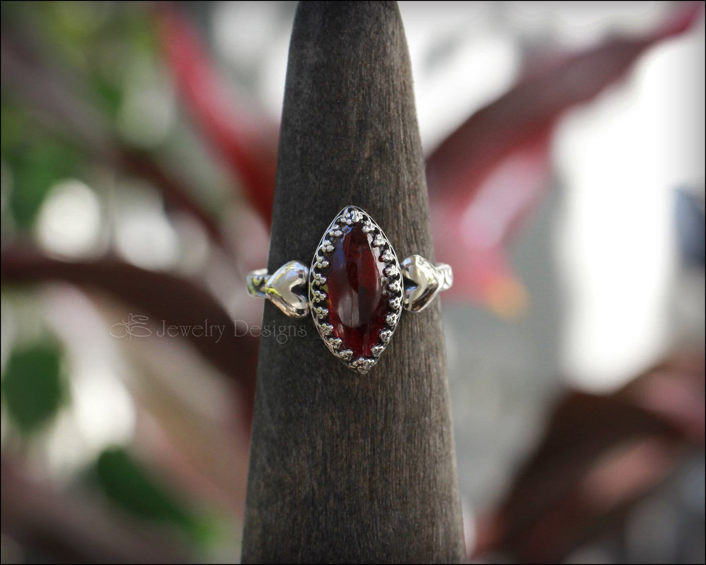 Victorian Style Sweetheart Ring - (choose stone) - LE Jewelry Designs