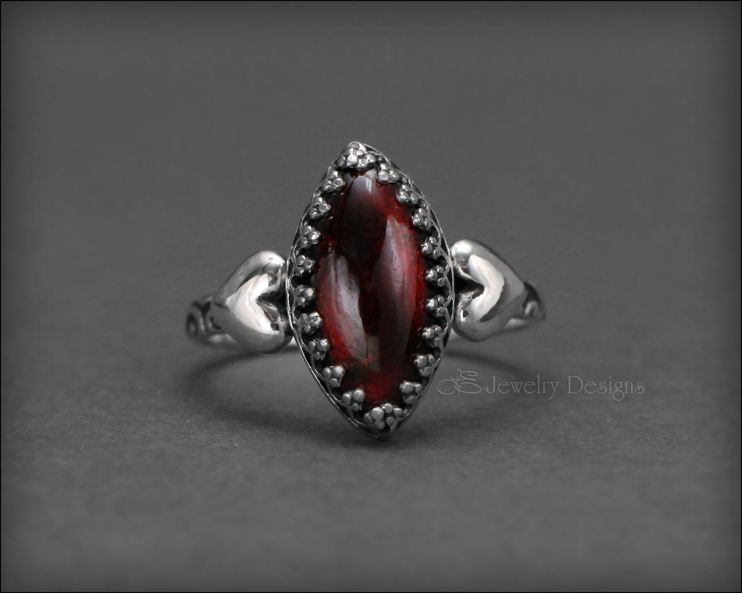 Victorian Style Sweetheart Ring - (choose stone) - LE Jewelry Designs