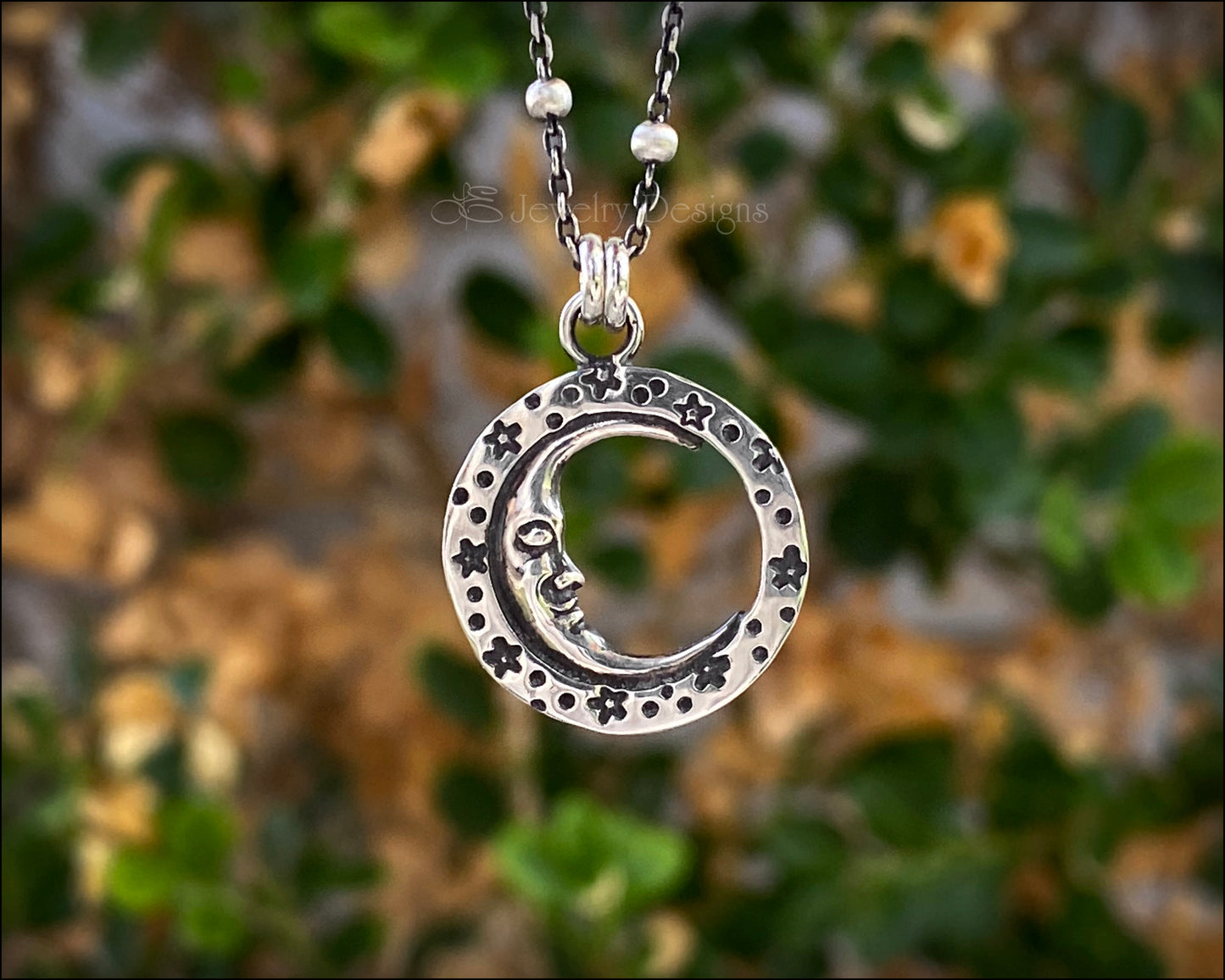 Sterling Silver Moon & Stars Necklace - LE Jewelry Designs