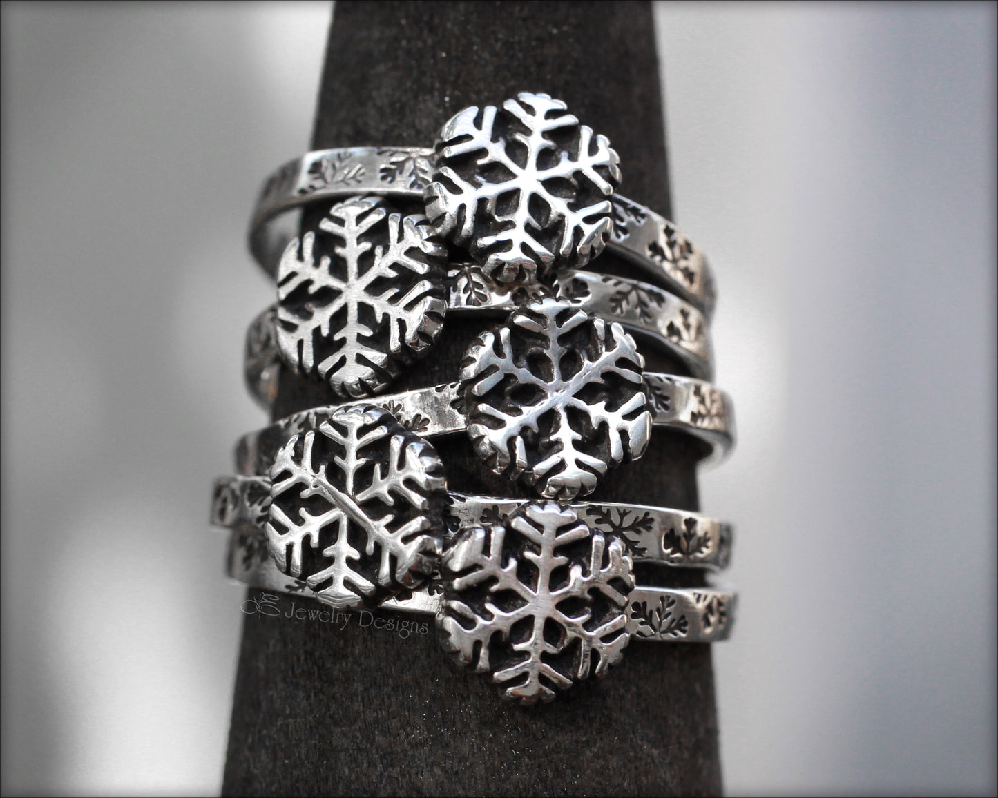Sterling Silver Snowflake Ring - LE Jewelry Designs