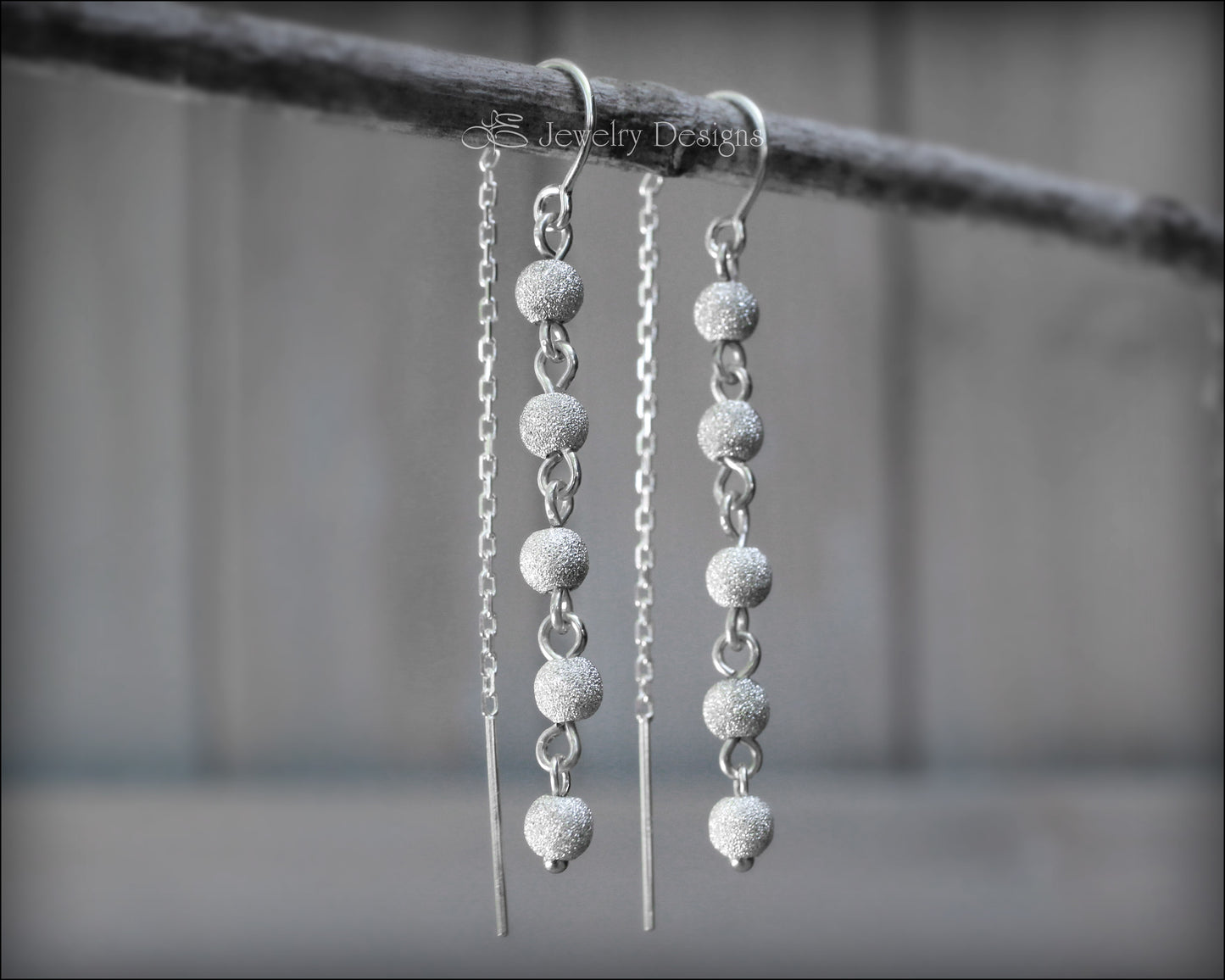 Stardust Threader Earrings - LE Jewelry Designs