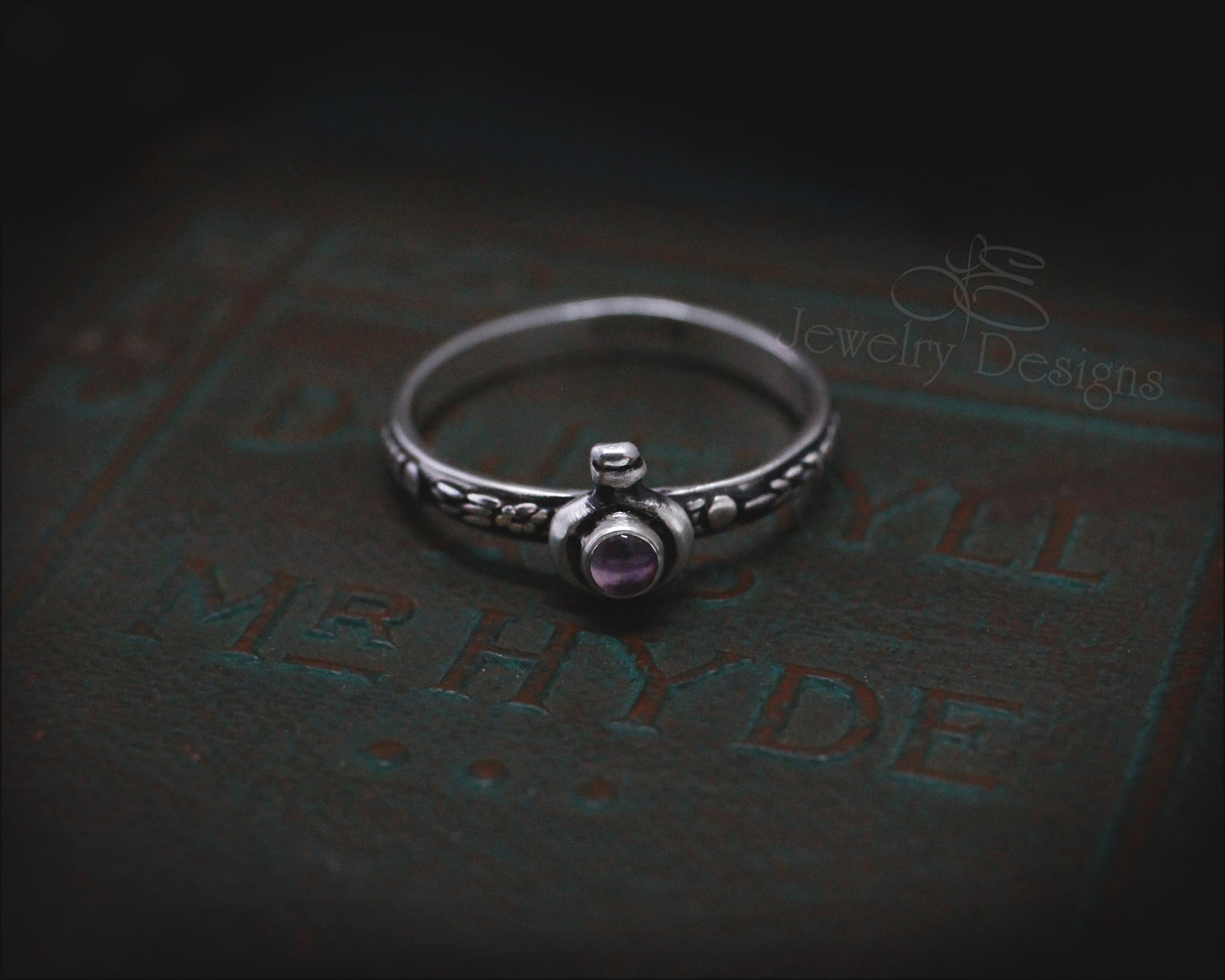 Sterling Gemstone Potion Ring - LE Jewelry Designs