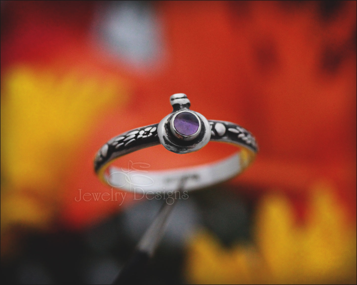 Sterling Gemstone Potion Ring - LE Jewelry Designs