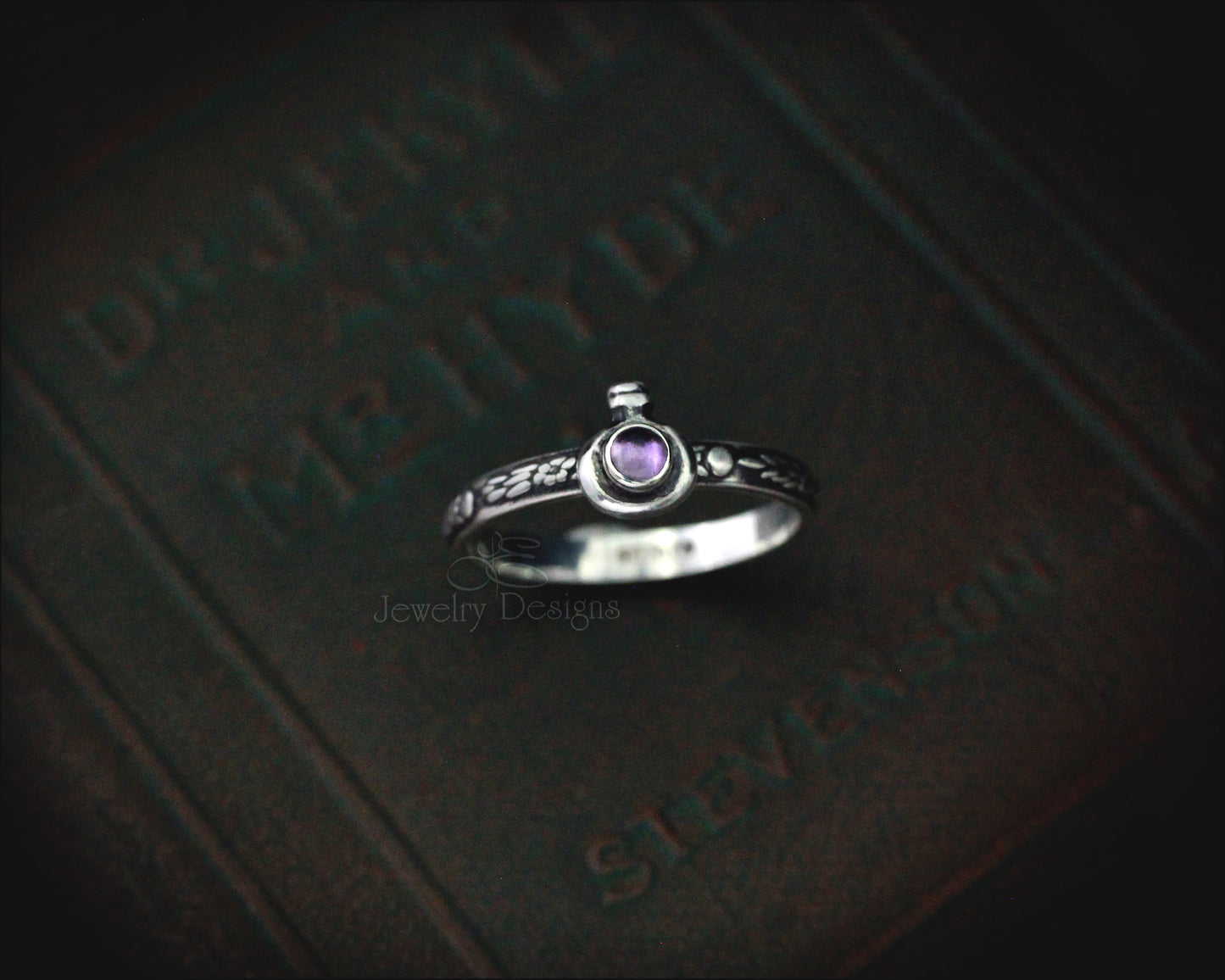 Sterling Gemstone Potion Ring - LE Jewelry Designs