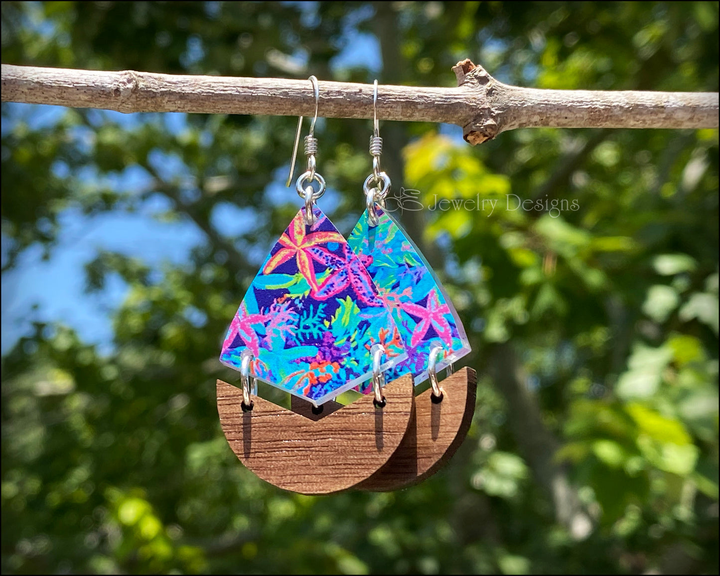 Under The Sea Acrylic Earrings - LE Jewelry Designs