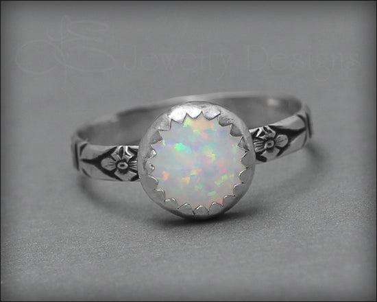 Opal Stacking Ring (8mm) - LE Jewelry Designs