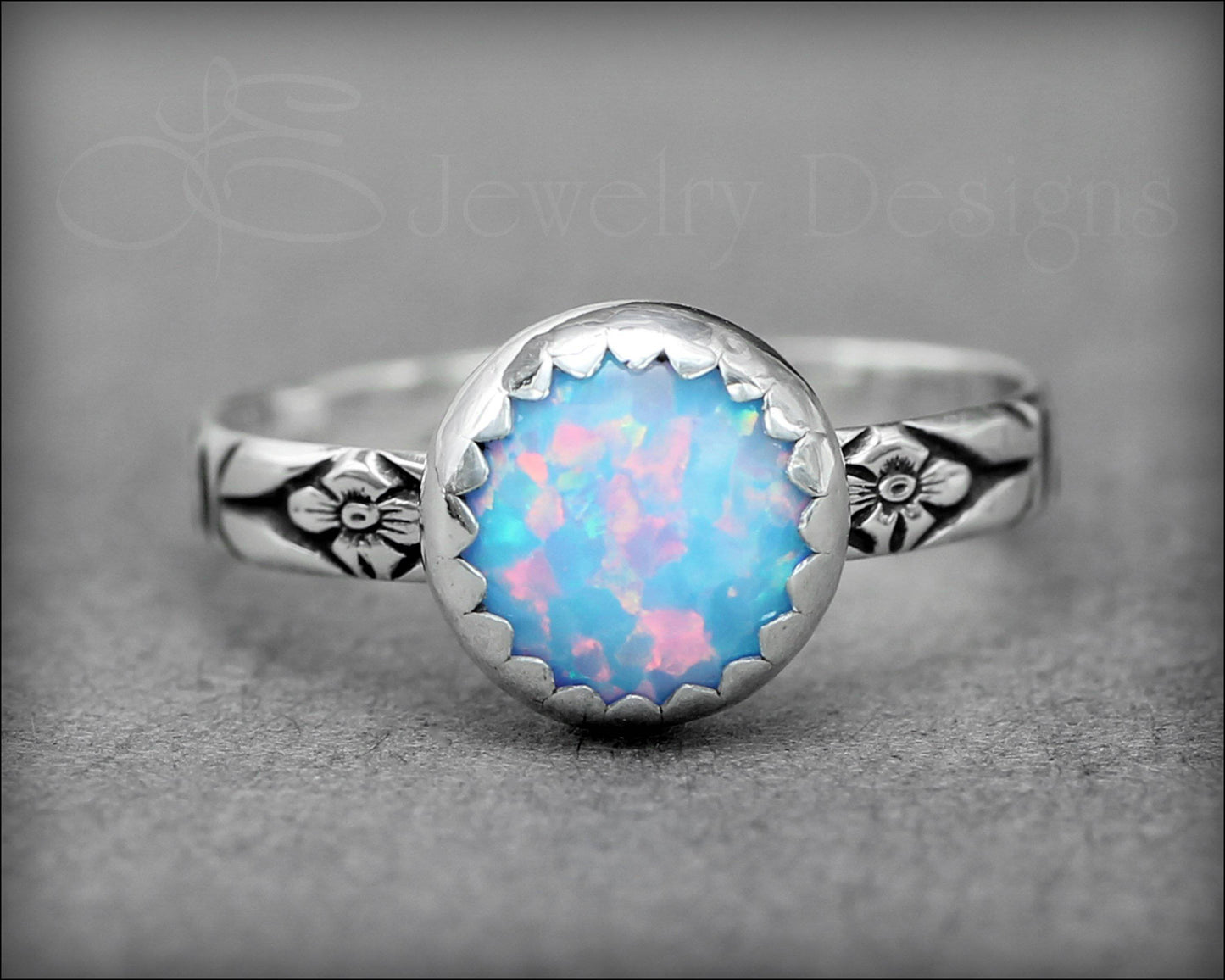 Opal Stacking Ring (8mm) - LE Jewelry Designs