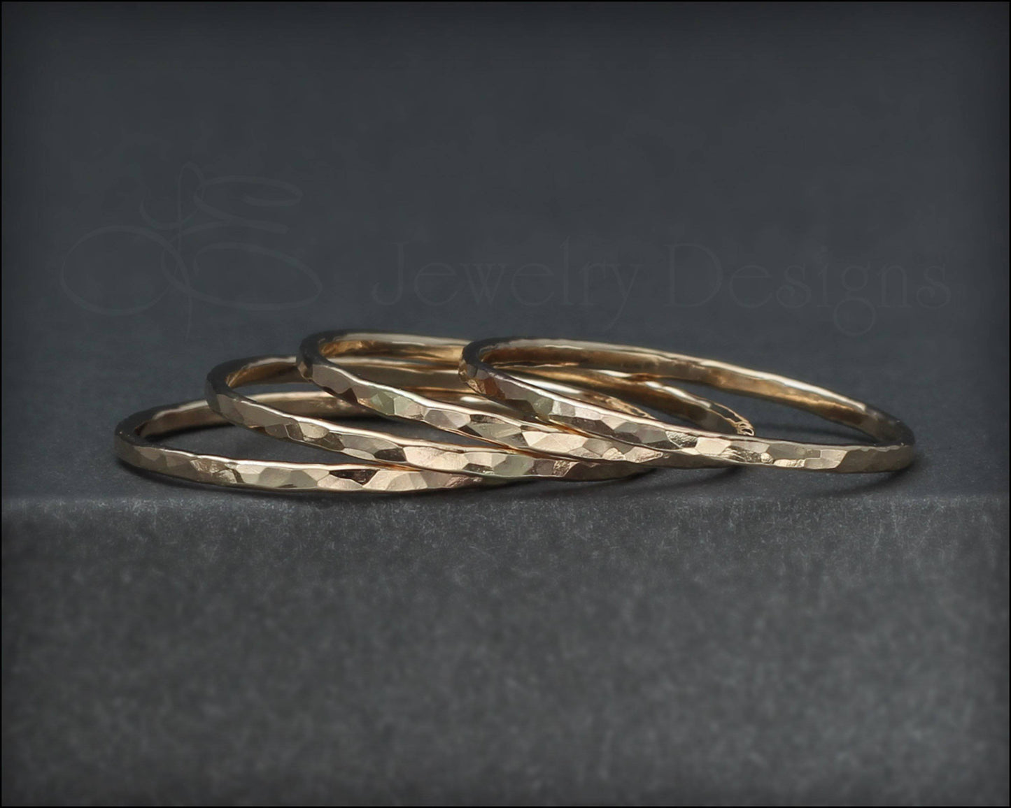 Thin Stacking Rings - (choose metal) - LE Jewelry Designs