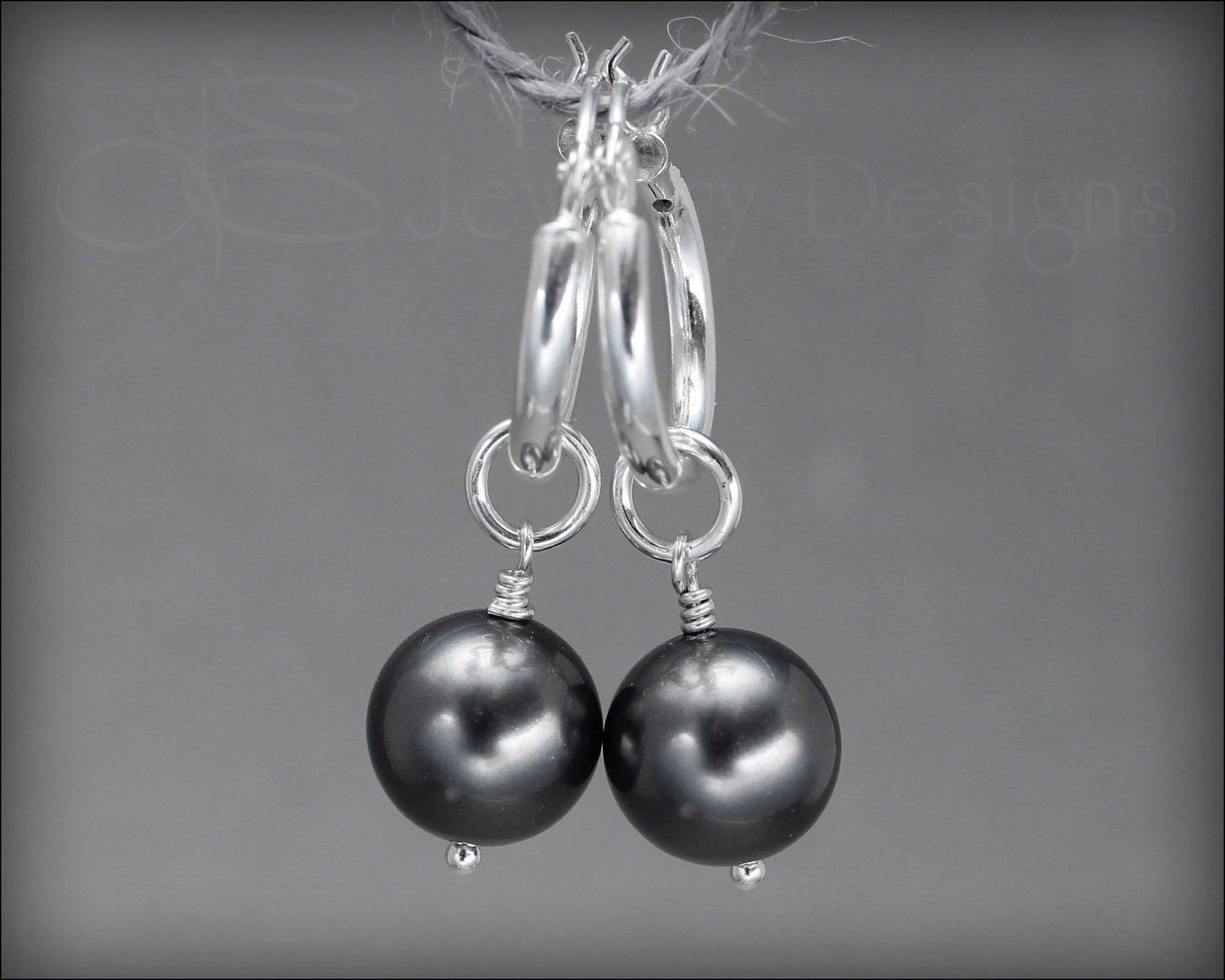Interchangeable Pearl Earrings - (choose color) - LE Jewelry Designs