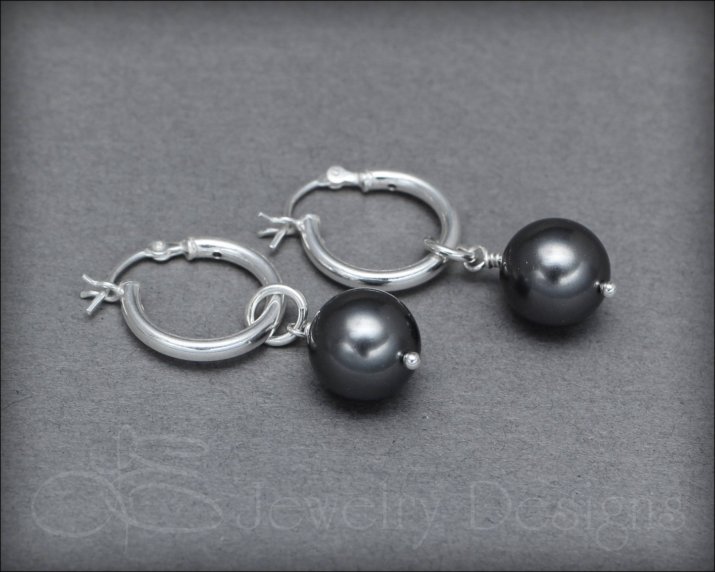 Interchangeable Pearl Earrings - (choose color) - LE Jewelry Designs