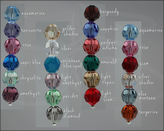 Pattern Bar Swarovski Drops - LE Jewelry Designs
