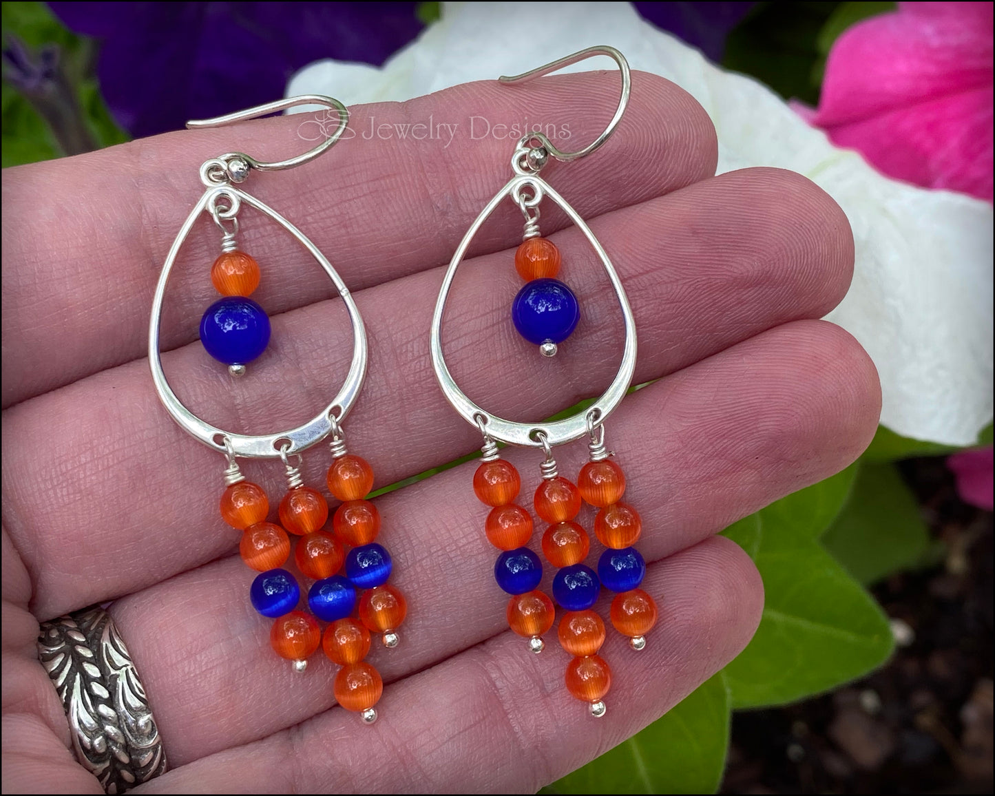 Sterling Silver Astros Chandelier Earrings - LE Jewelry Designs