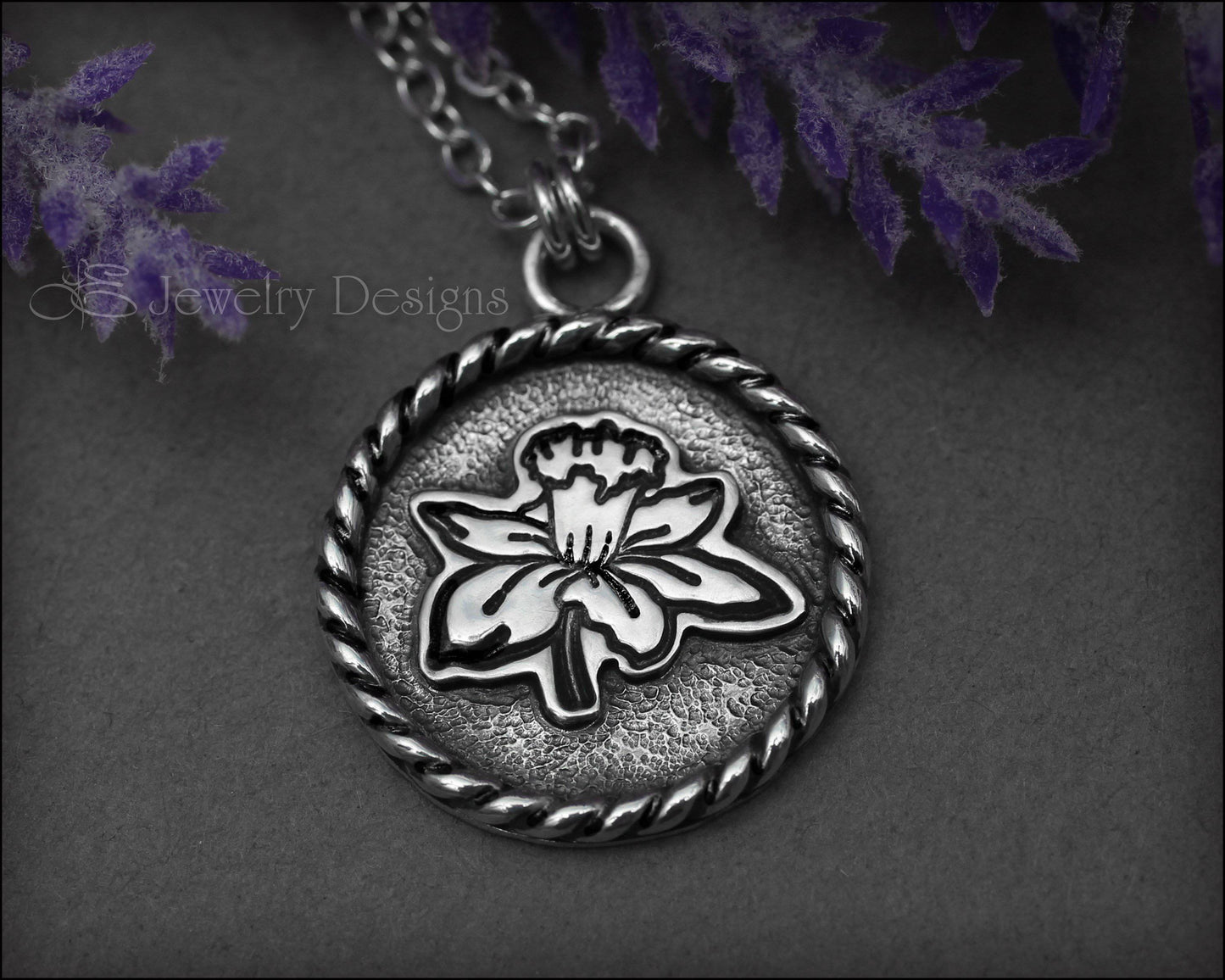 Birth Month Flower Pendants - LE Jewelry Designs