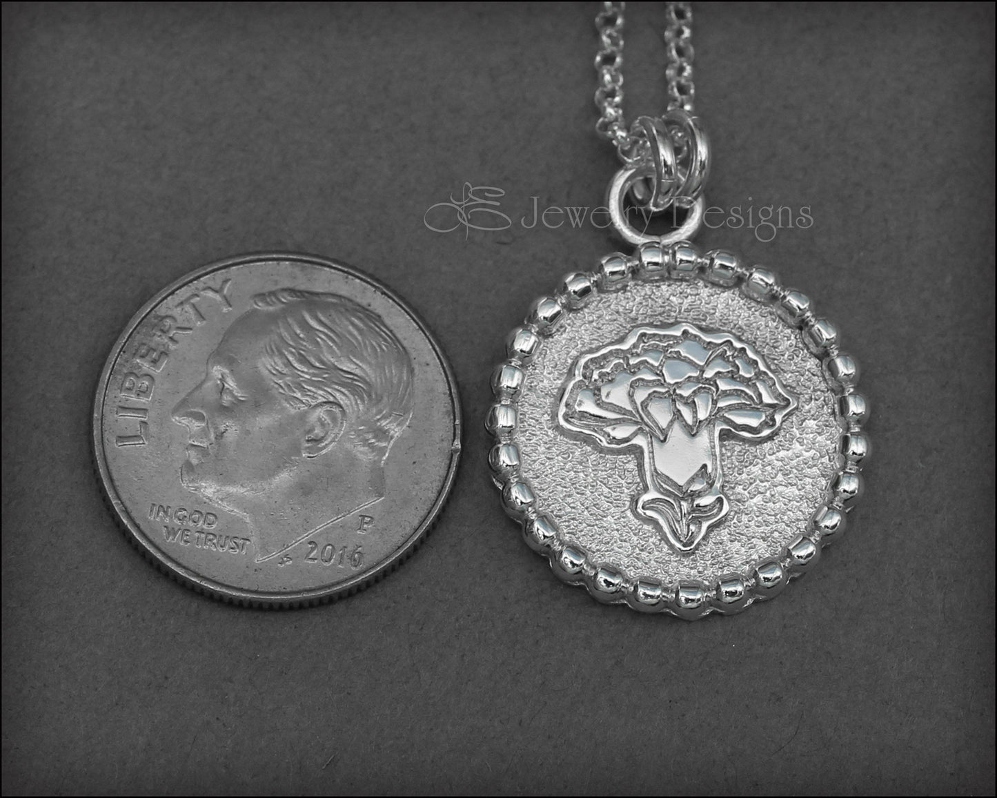 Birth Month Flower Pendants - LE Jewelry Designs