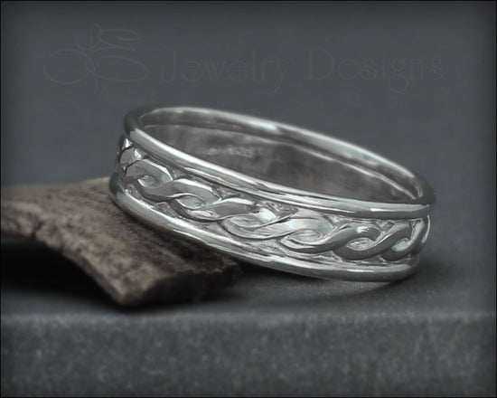 Sterling Braided Twist Band - LE Jewelry Designs