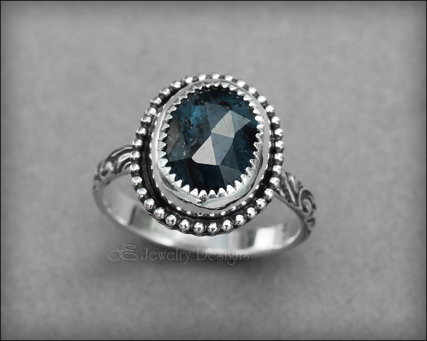 Rose Cut Gemstone Ring - (choose your stone) - LE Jewelry Designs