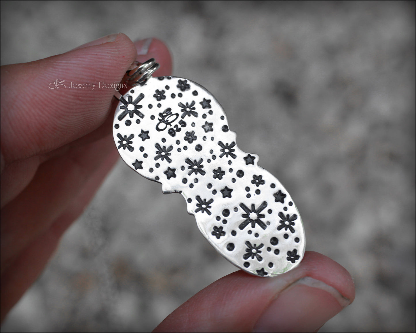 Sterling Silver Owl & Moon Artisan Pendant - LE Jewelry Designs