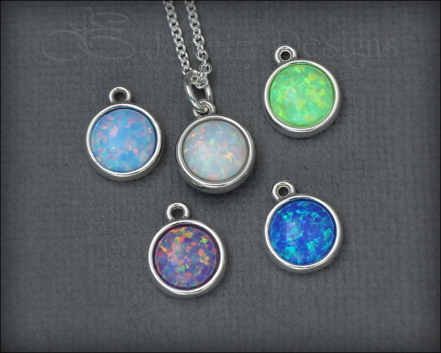 Reversible Opal Necklace (choose 2 colors) - LE Jewelry Designs