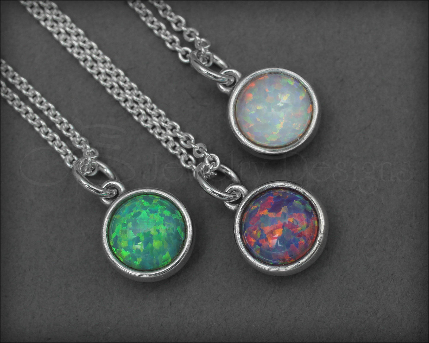 Reversible Opal Necklace (choose 2 colors) - LE Jewelry Designs