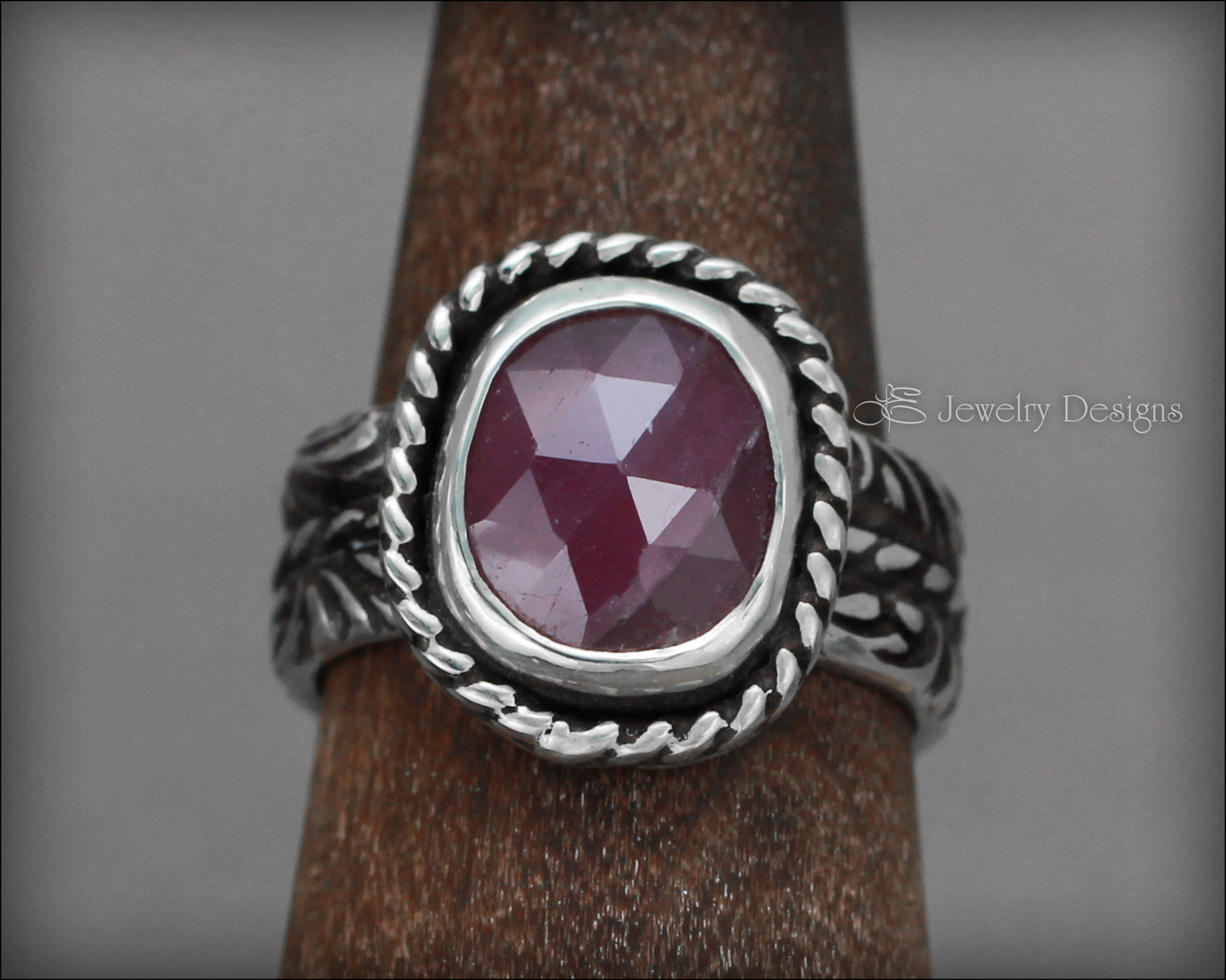Pink Rose Cut Sapphire Ring - LE Jewelry Designs