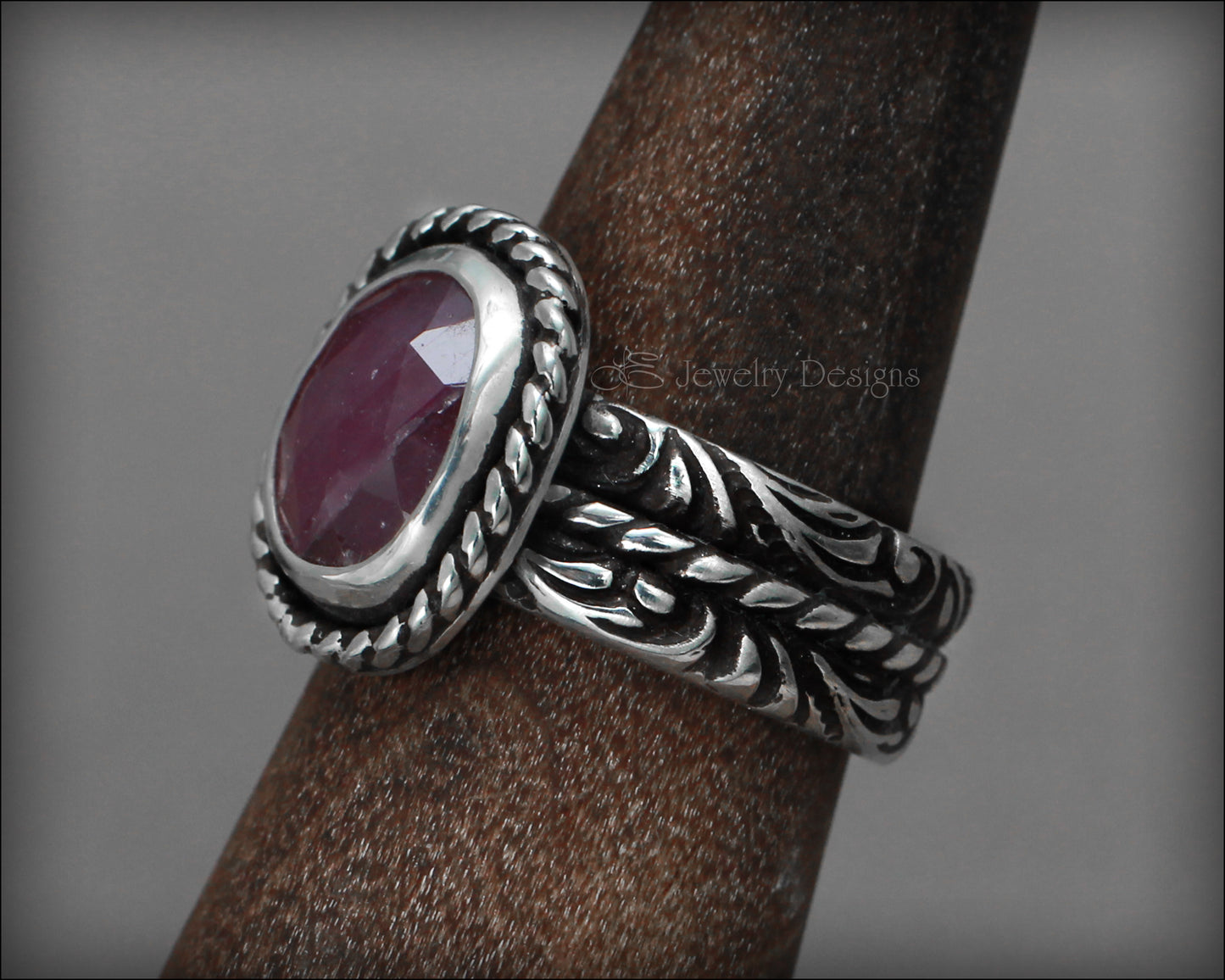 Pink Rose Cut Sapphire Ring - LE Jewelry Designs