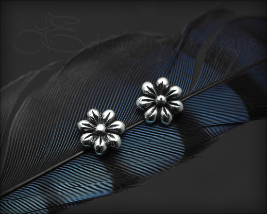 Sterling Silver Flower Studs - LE Jewelry Designs