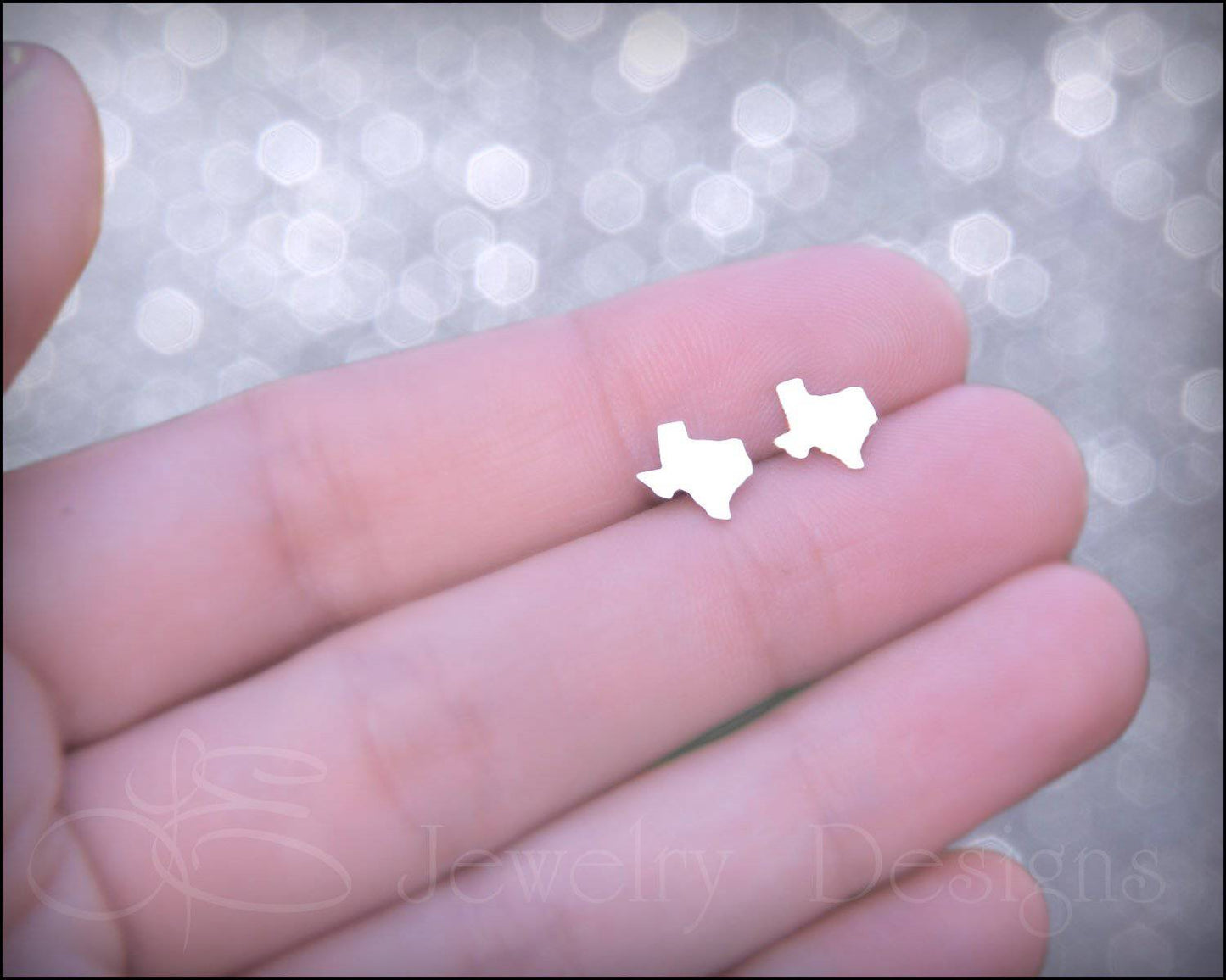 Texas Earrings - (sterling silver, 14k gold) - LE Jewelry Designs