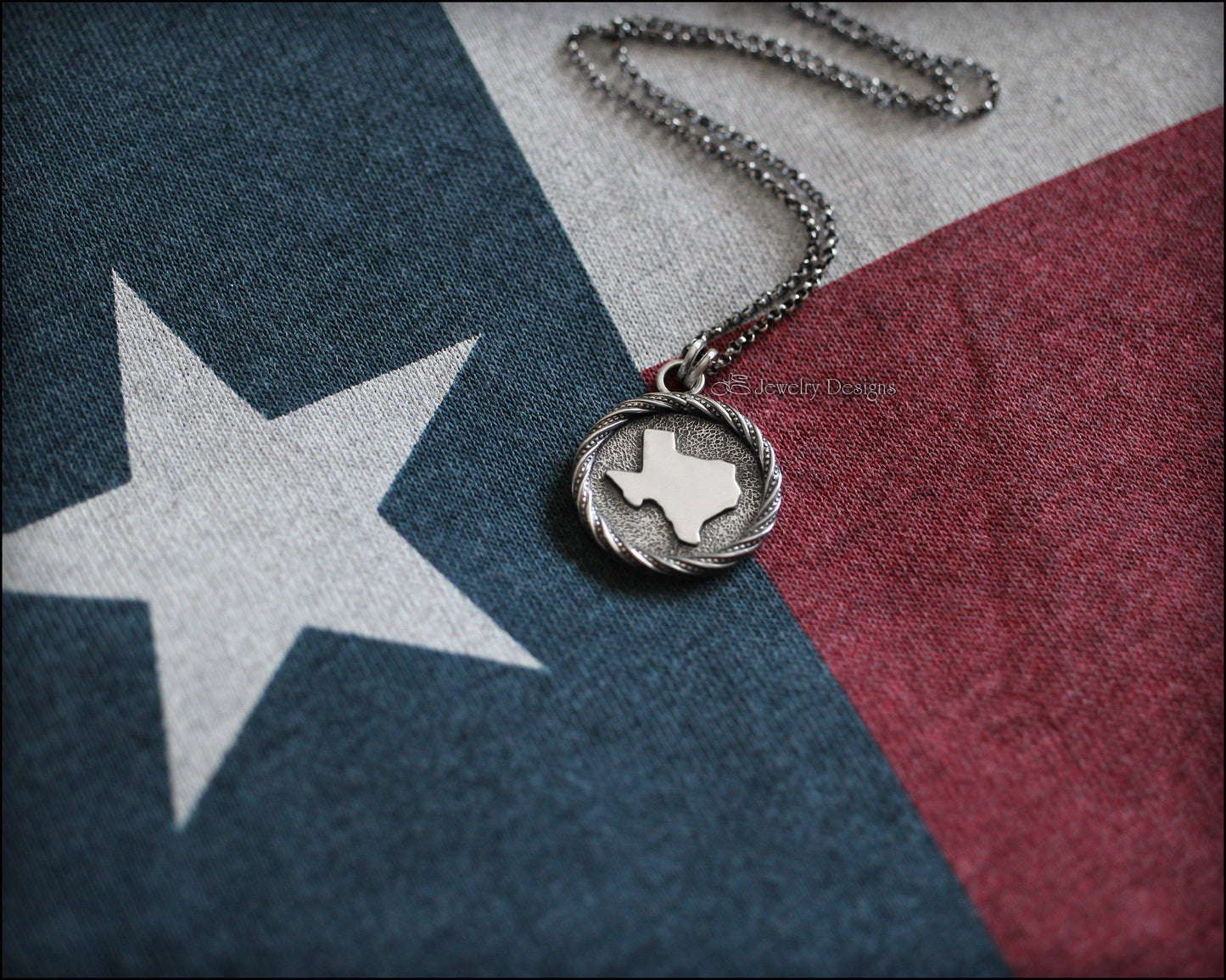 Sterling Texas Medallion Pendant - LE Jewelry Designs
