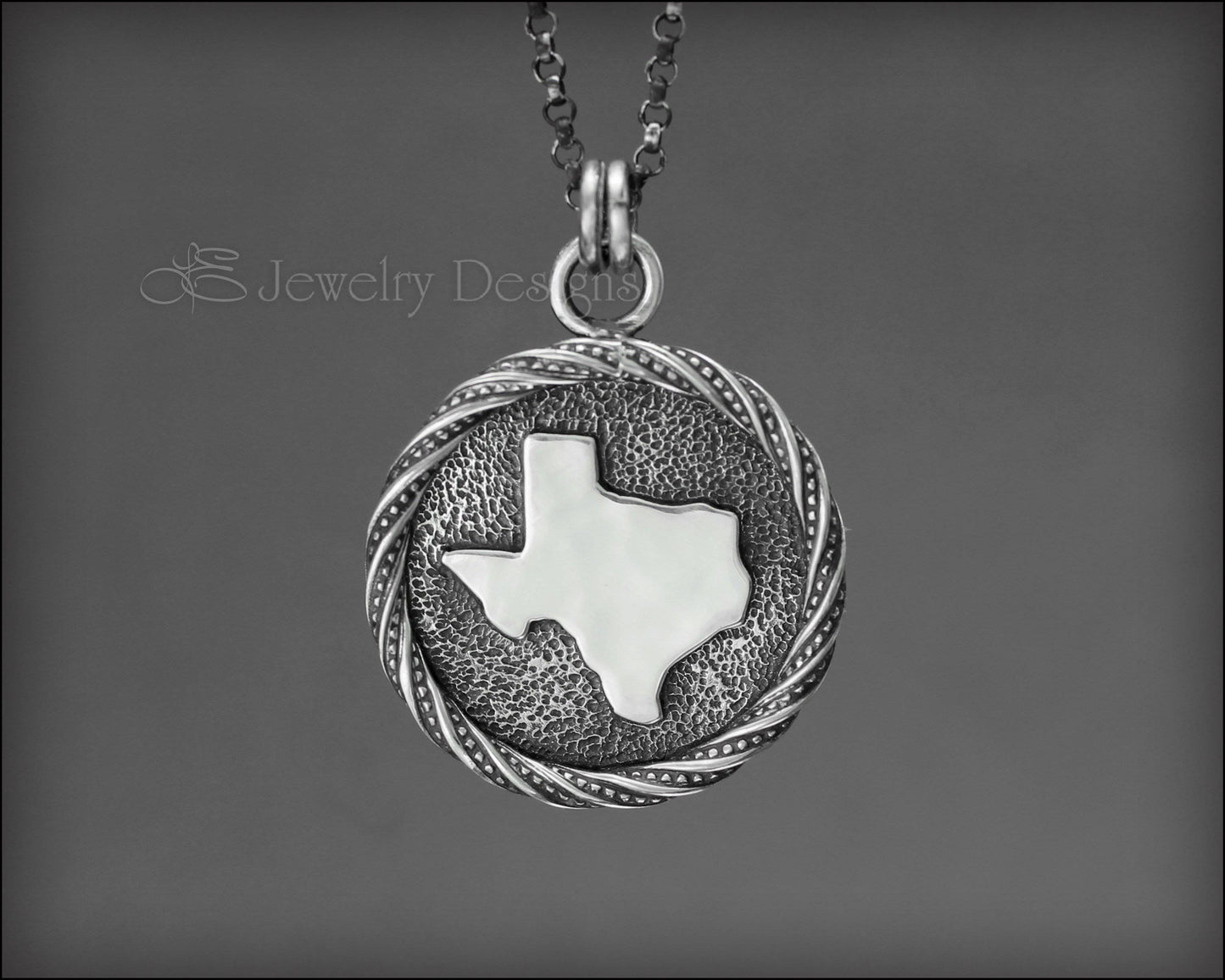 Sterling Texas Medallion Pendant - LE Jewelry Designs