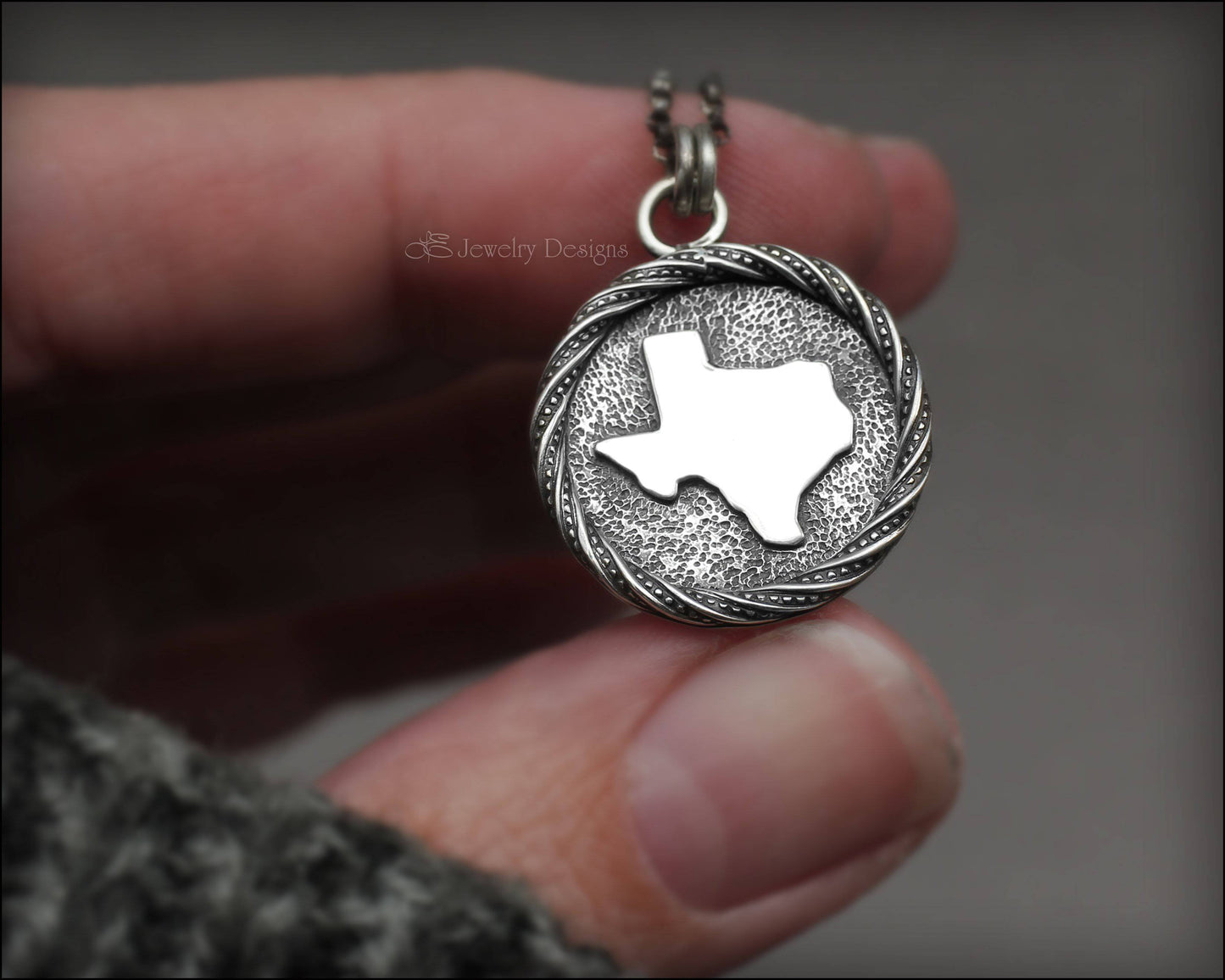 Sterling Texas Medallion Pendant - LE Jewelry Designs