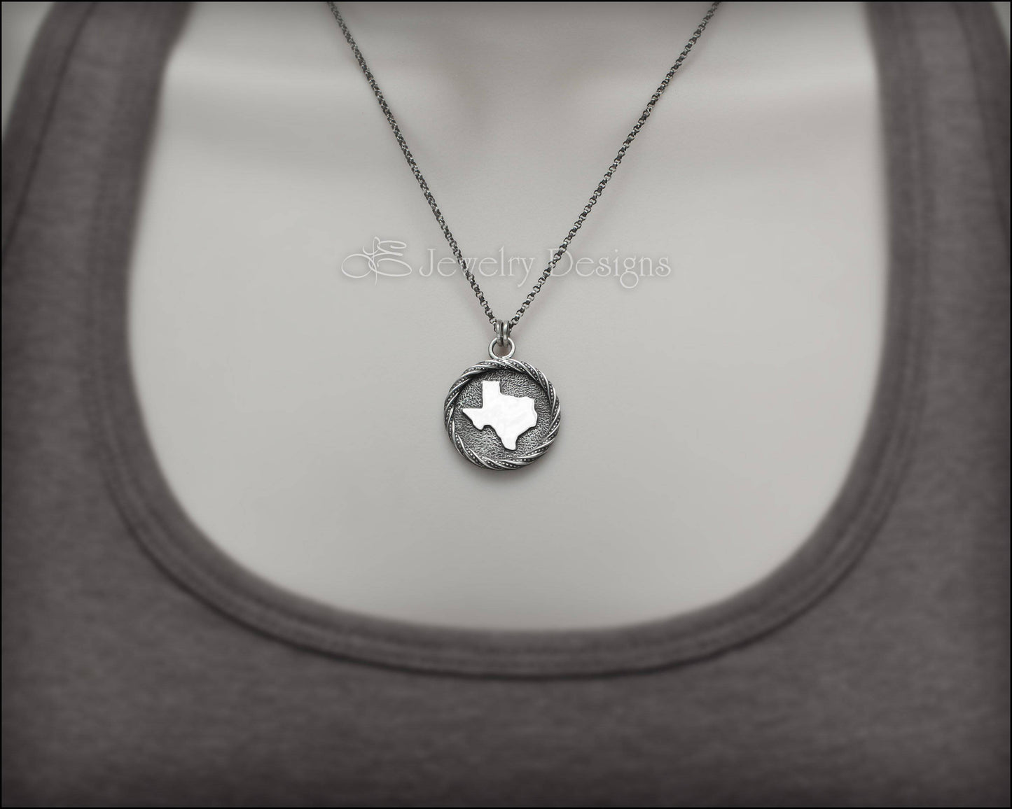 Sterling Texas Medallion Pendant - LE Jewelry Designs