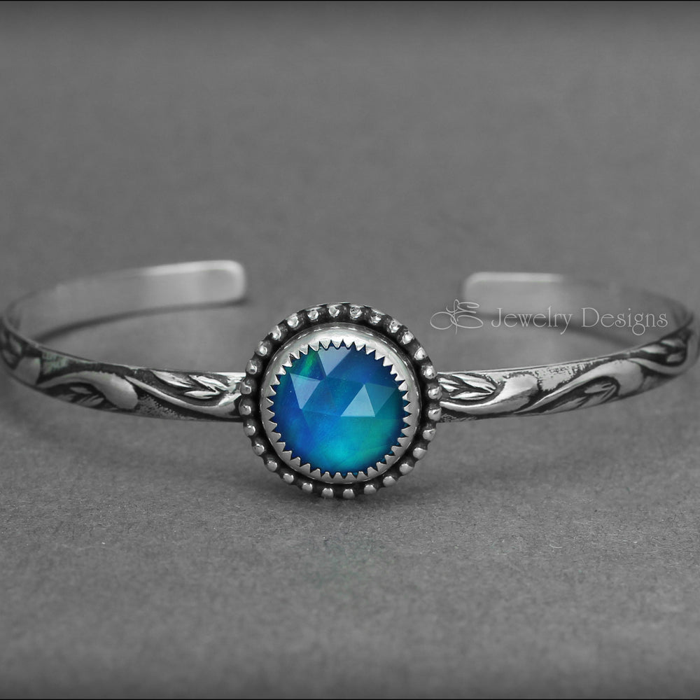 
                  
                    Sterling Silver Aurora Opal Cuff - LE Jewelry Designs
                  
                