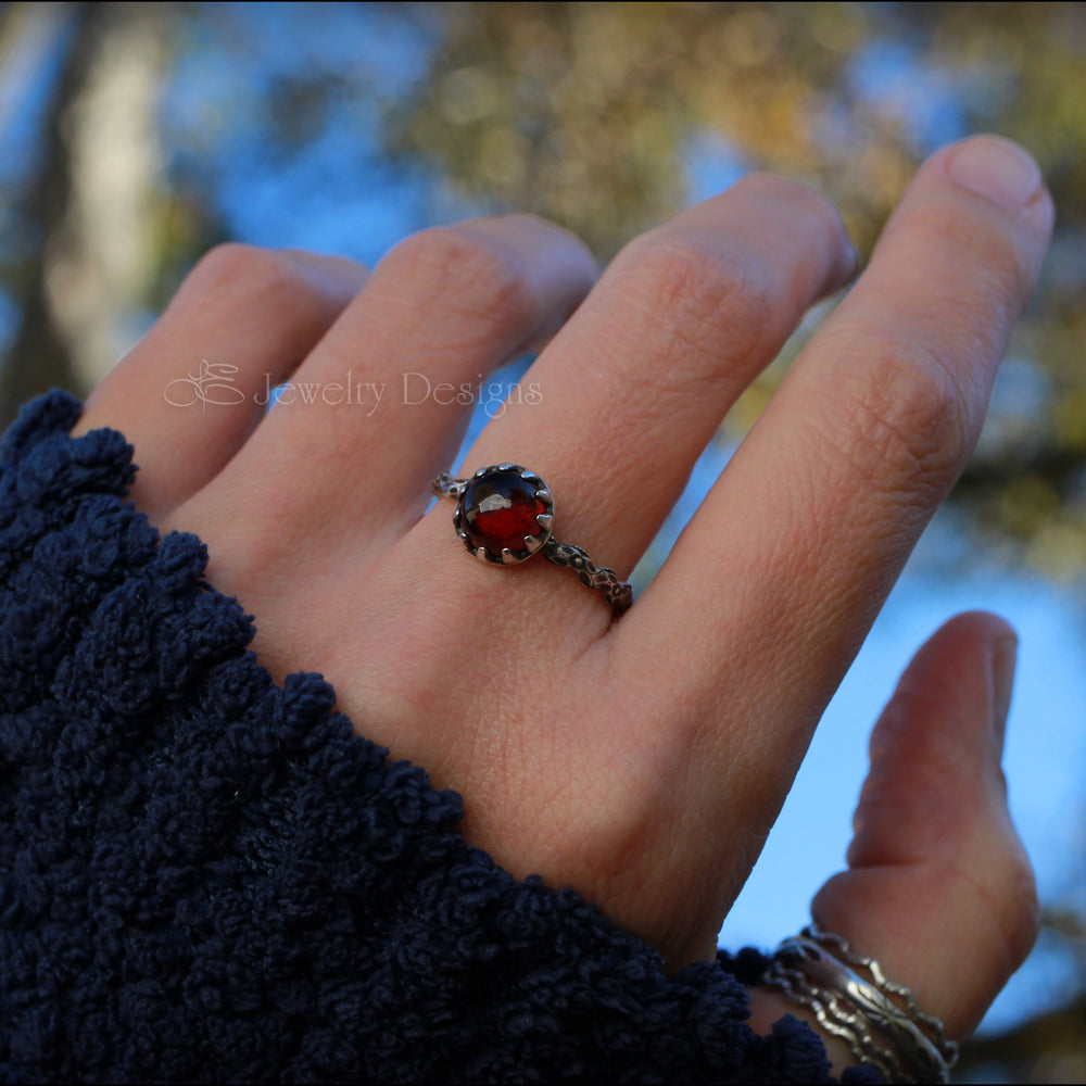 
                  
                    Sterling Wavy Gemstone Ring - (choose stone) - LE Jewelry Designs
                  
                