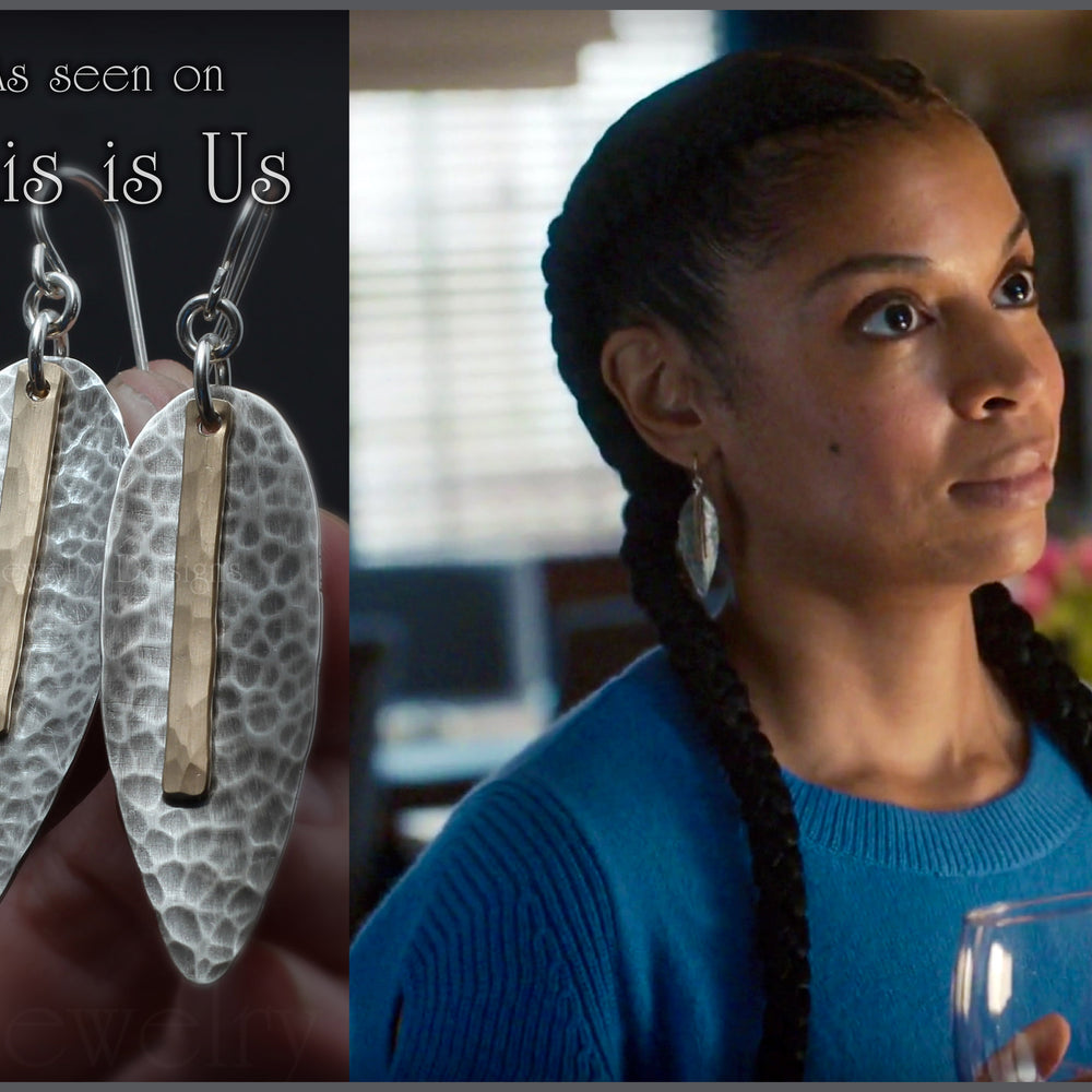 
                  
                    Mixed Metal Teardrop Earrings - (as seen on 'This Is Us') - LE Jewelry Designs
                  
                