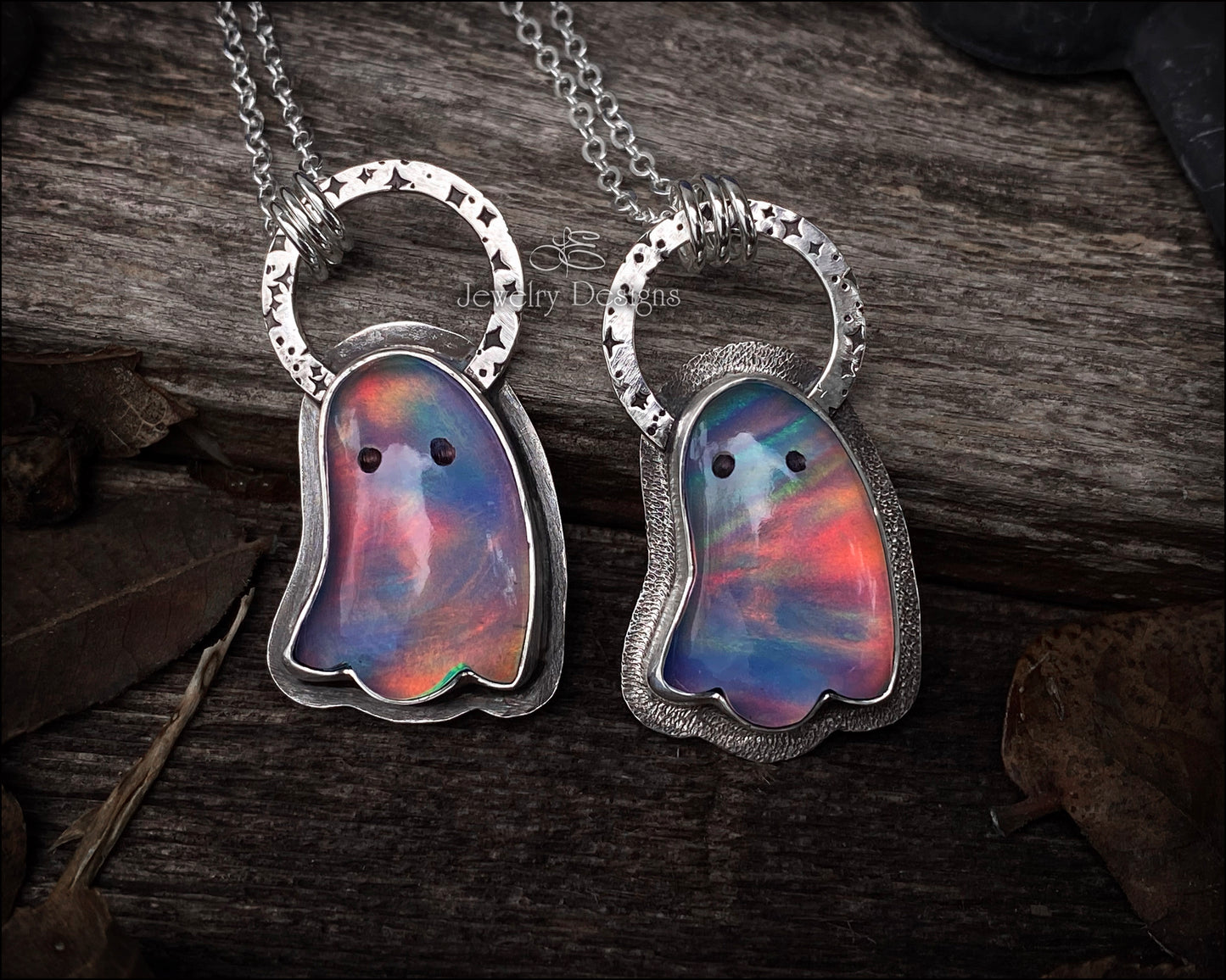 Aurora Opal Ghost Necklace - (RTS) - LE Jewelry Designs