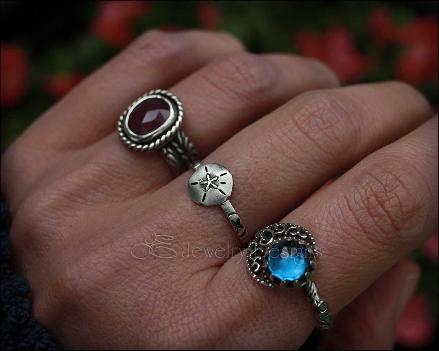 Sterling Beach Themed Rings - LE Jewelry Designs