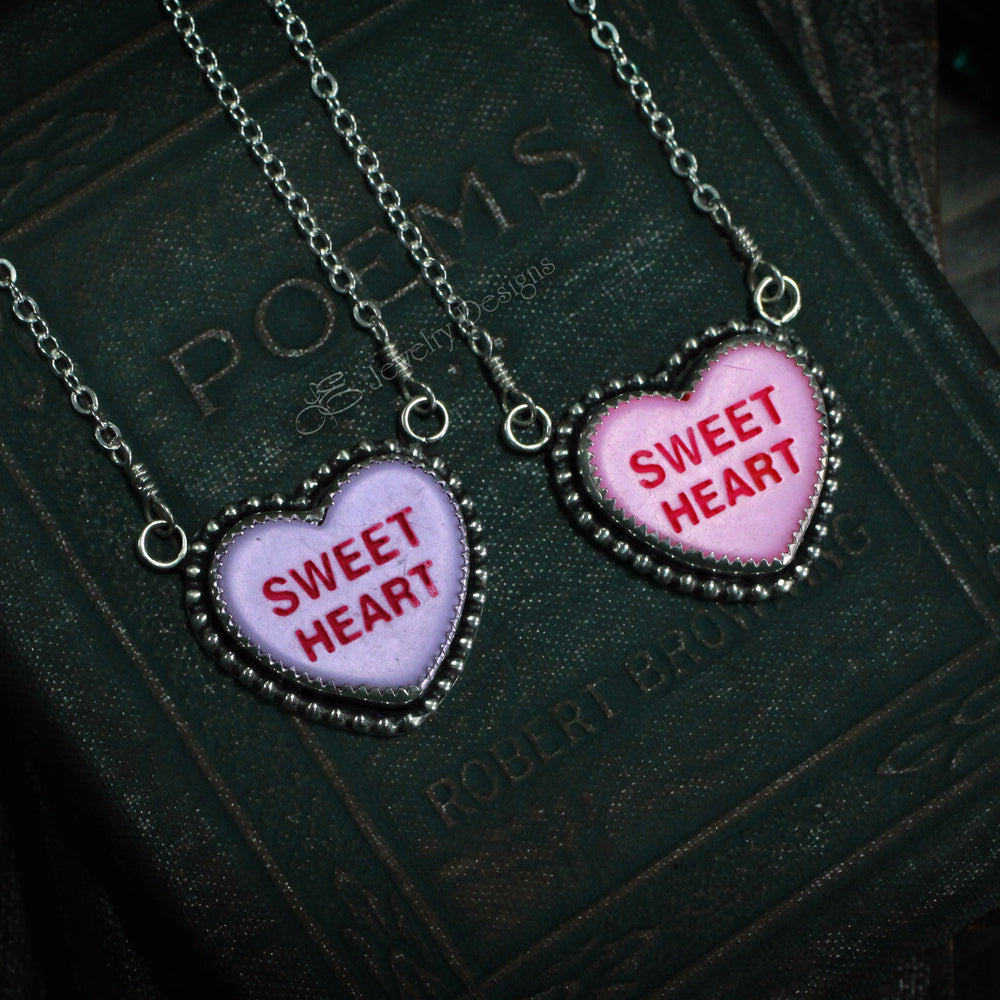 
                  
                    Sterling Candy Heart Necklace - LE Jewelry Designs
                  
                