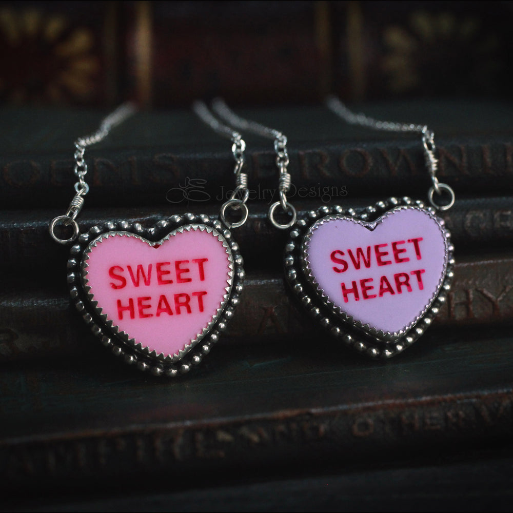 
                  
                    Sterling Candy Heart Necklace - LE Jewelry Designs
                  
                