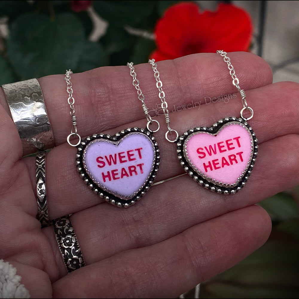 
                  
                    Sterling Candy Heart Necklace - LE Jewelry Designs
                  
                